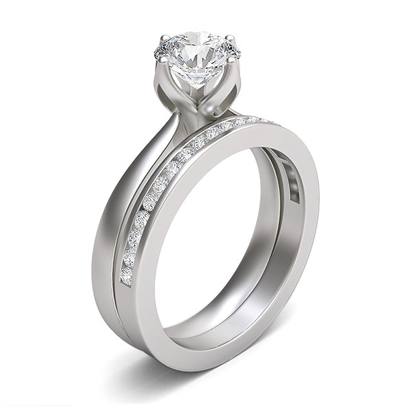 Maggie in 18k White Gold