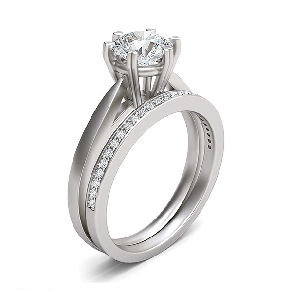 Katy in 18k White Gold