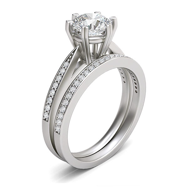 Fia in 18k White Gold