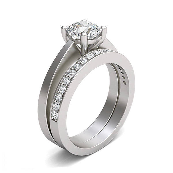 Evy in 18k White Gold