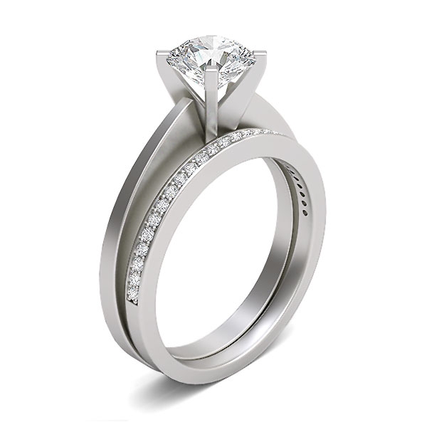 Safiya in 18k White Gold
