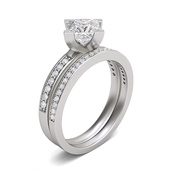 Milly in 18k White Gold