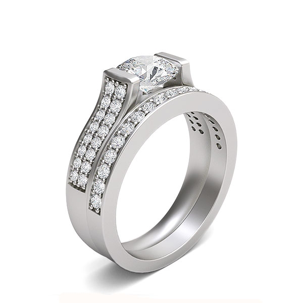 Carley in 18k White Gold