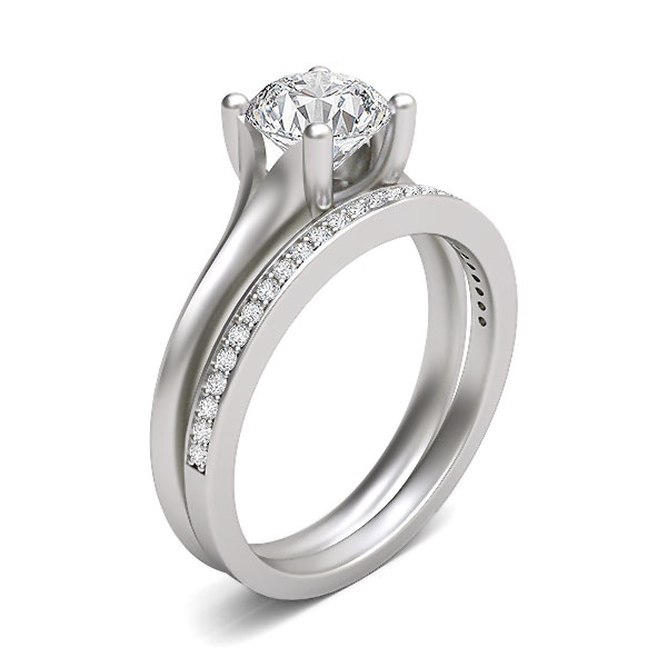 Arisha in 18k White Gold