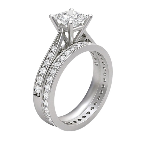 Emma in 18k White Gold