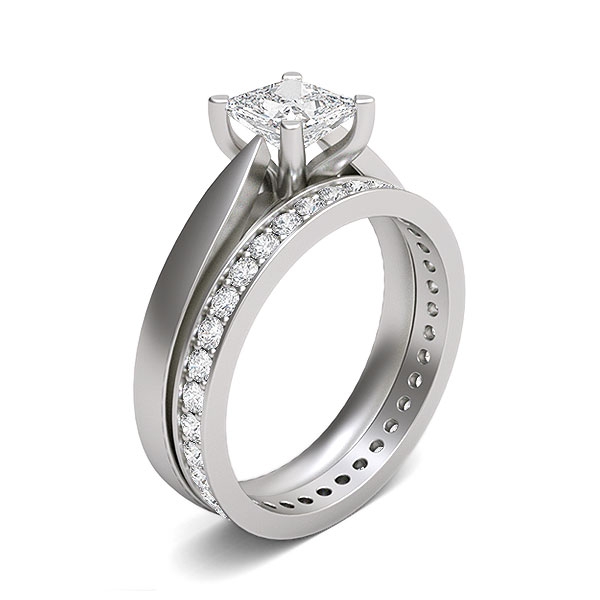 Ria in 18k White Gold