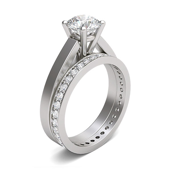 Lidiya in 18k White Gold