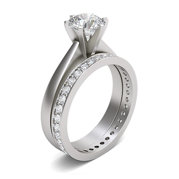Lyndsey in 18k White Gold