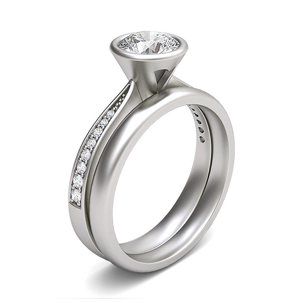Lyra in 18k White Gold