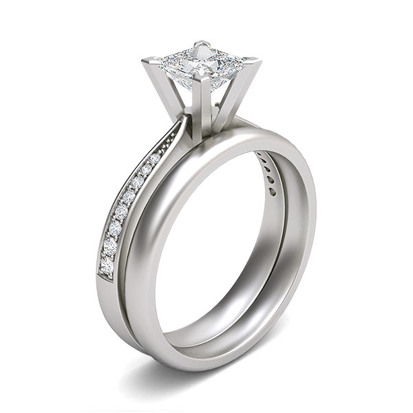 Rachel in 18k White Gold