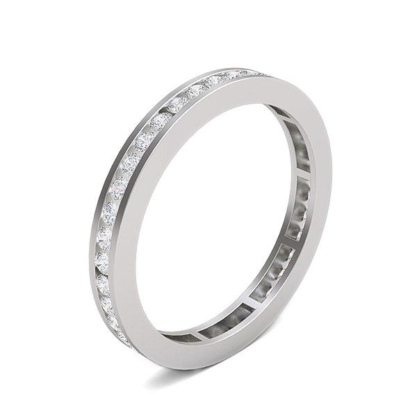 Gia in 18k White Gold — view 2