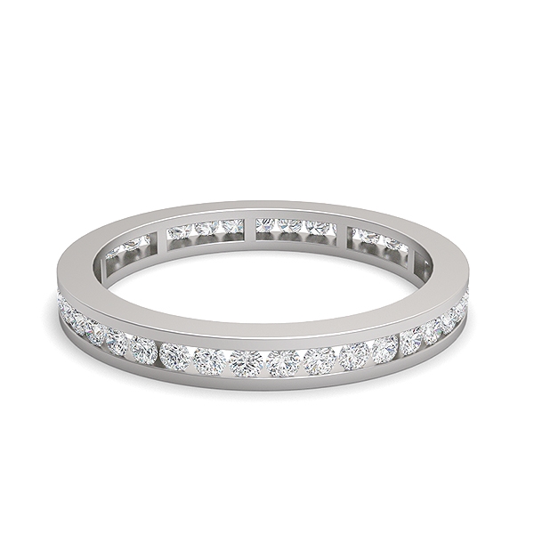Gia in 18k White Gold