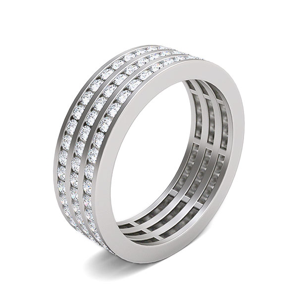 Kimberly in 18k White Gold — view 2