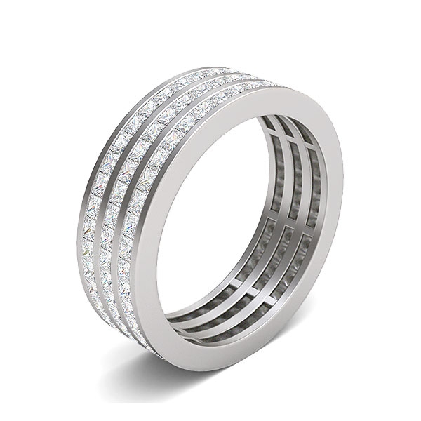 Jessie in 18k White Gold — view 2