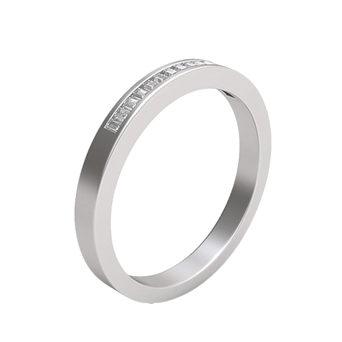 Nola in 18k White Gold — view 2