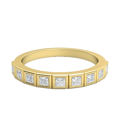 Hailee in 18k Yellow Gold — view 2