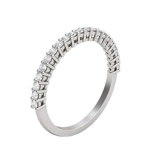 Raegan in 18k White Gold — view 2