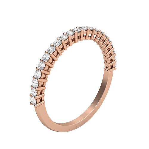 Raegan in 18k Rose Gold — view 2