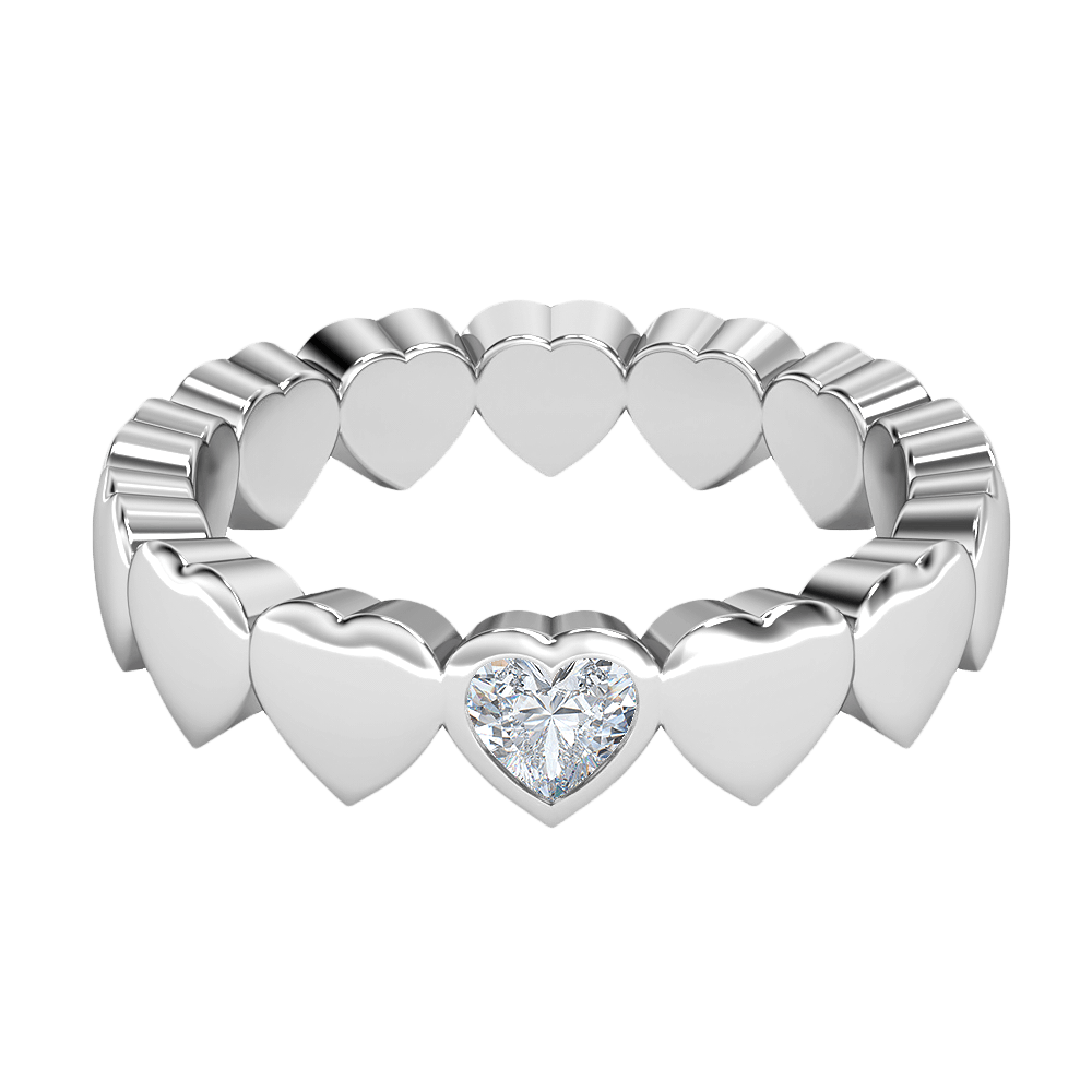 Melina in 18k White Gold