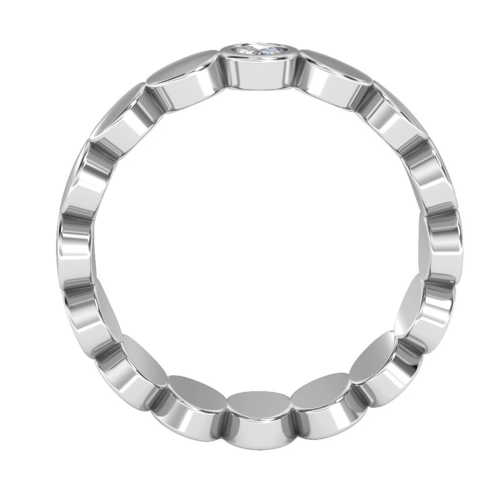 Shea in 18k White Gold — view 3