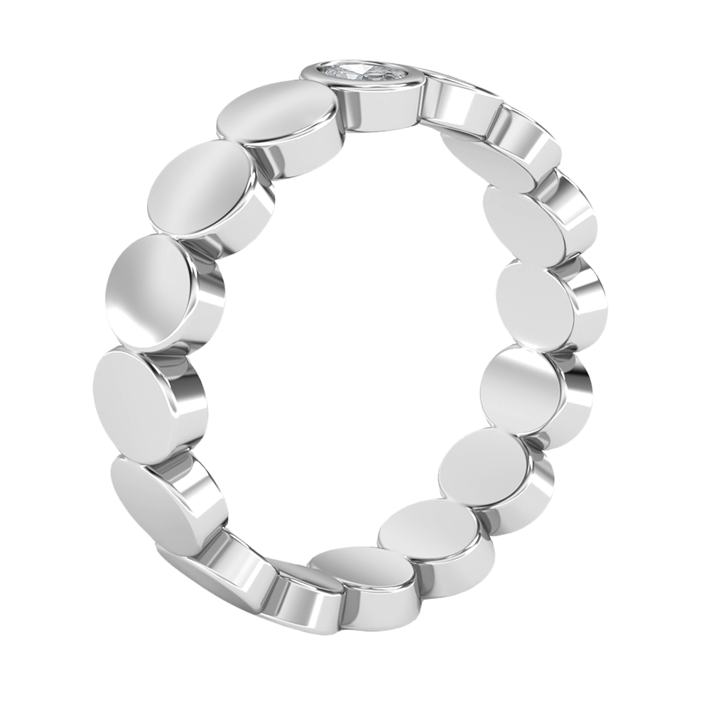 Shea in 18k White Gold — view 2