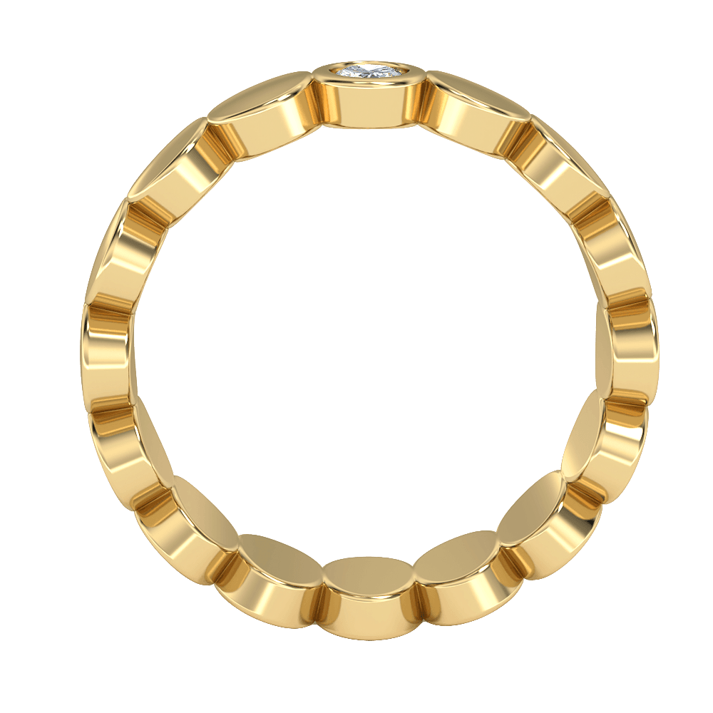 Shea in 18k Yellow Gold — view 3