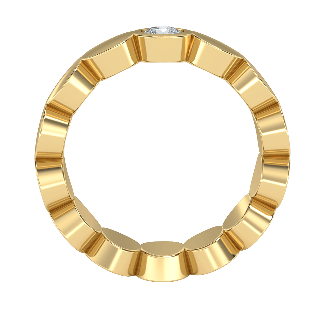 Jenny in 18k Yellow Gold — view 3