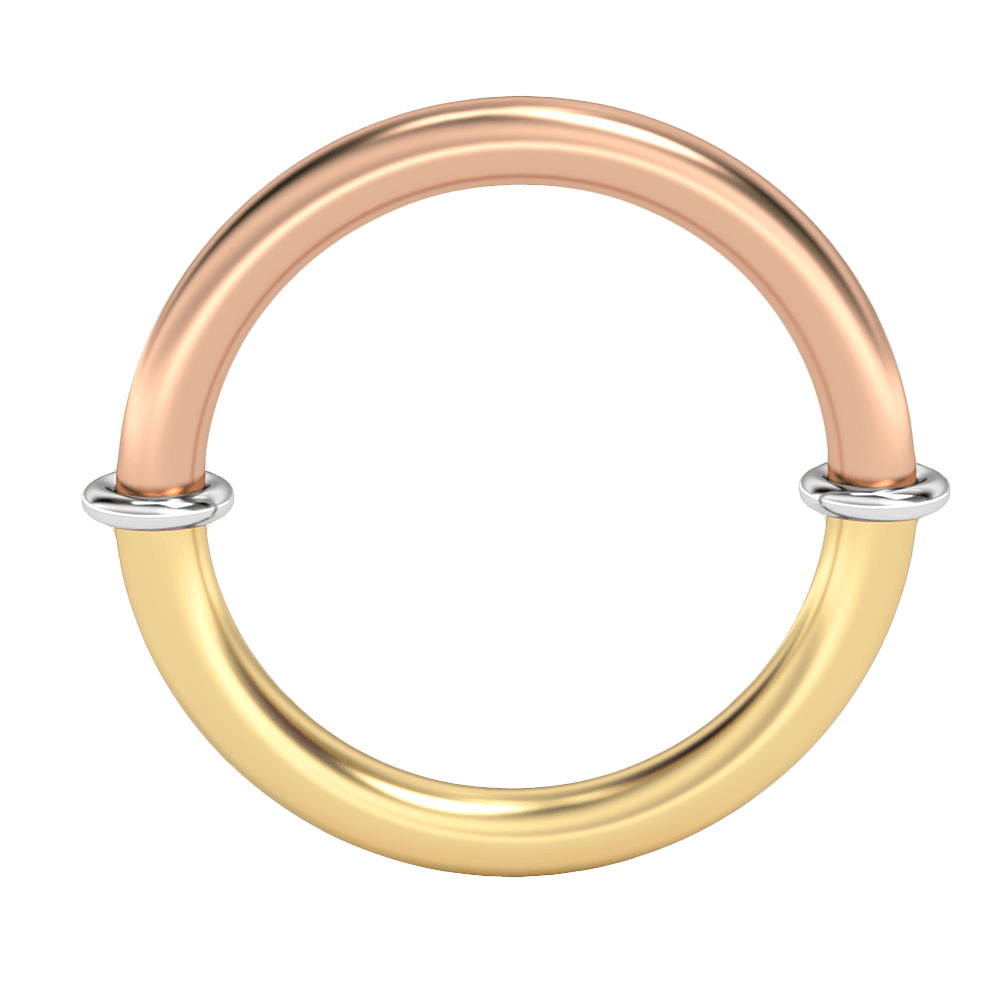 Milan in 18k Mixed Gold — view 3