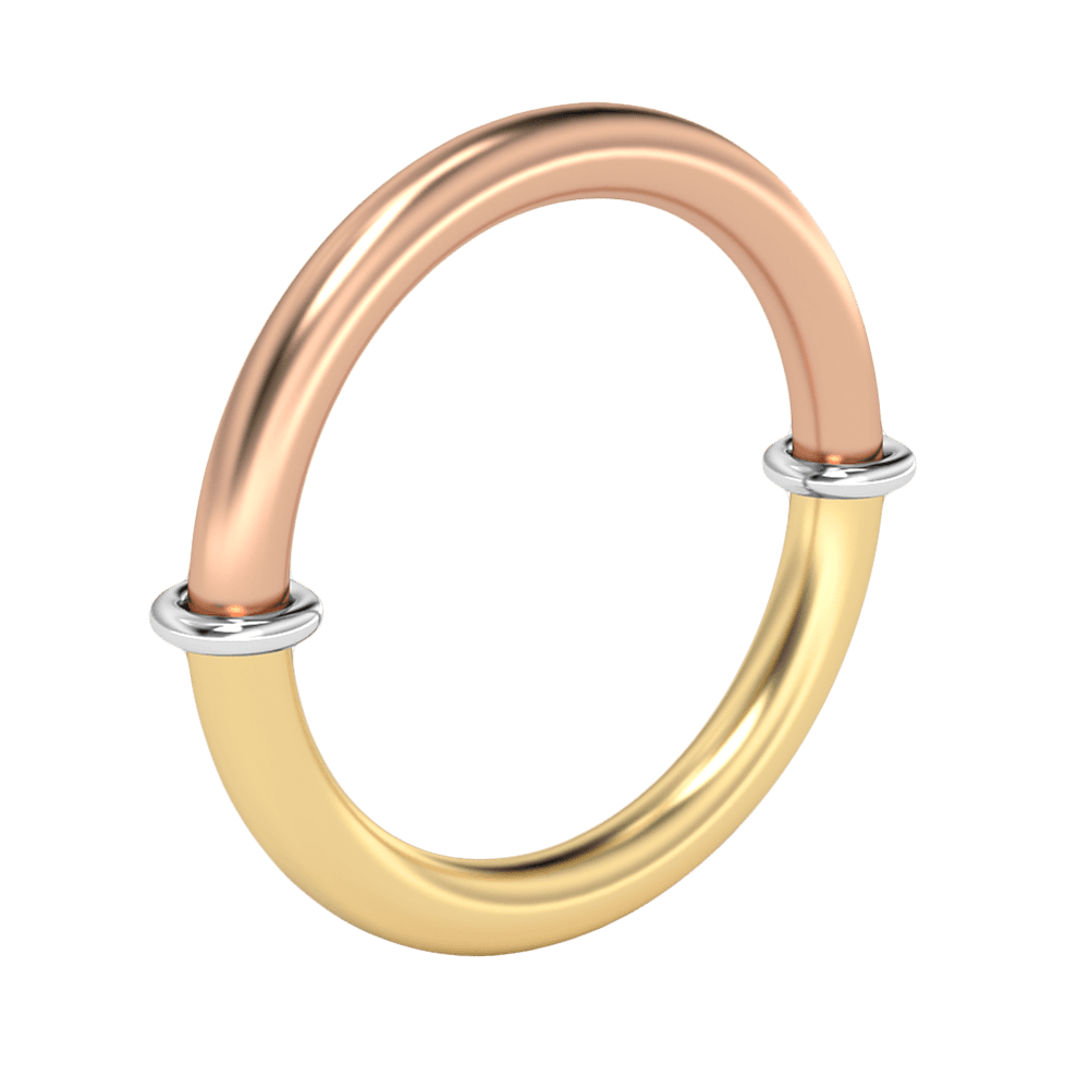 Milan in 18k Mixed Gold — view 2