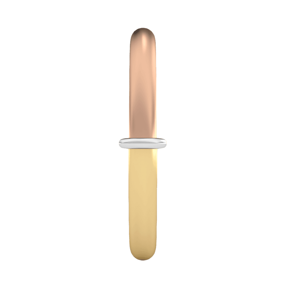Milan in 18k Mixed Gold — view 4