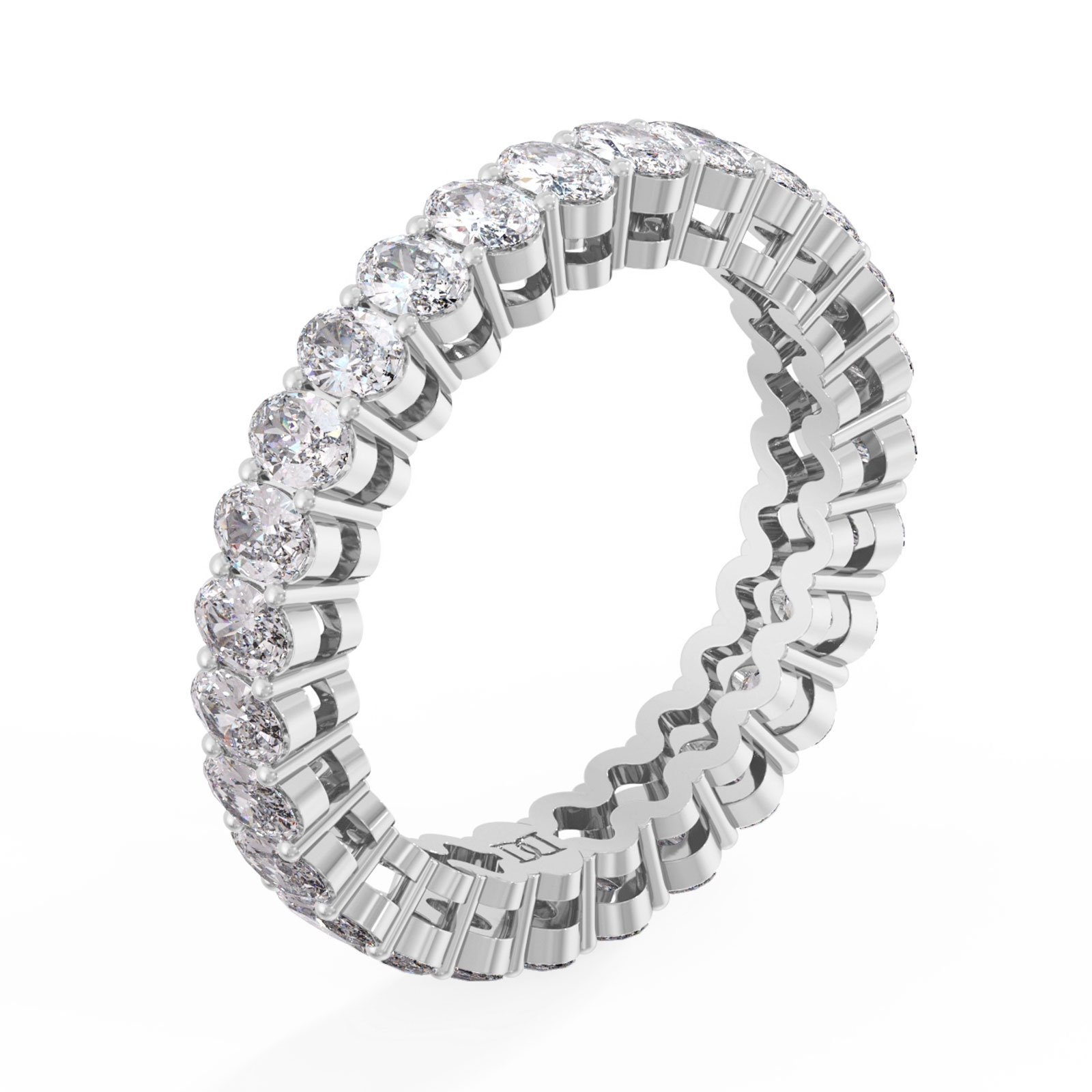 Leandra in 18k White Gold — view 2