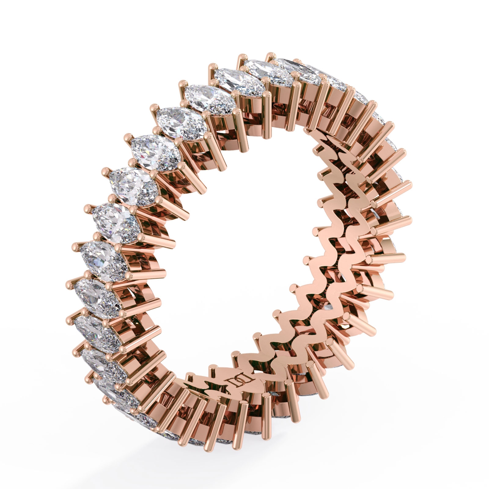 Rania in 18k Rose Gold — view 2