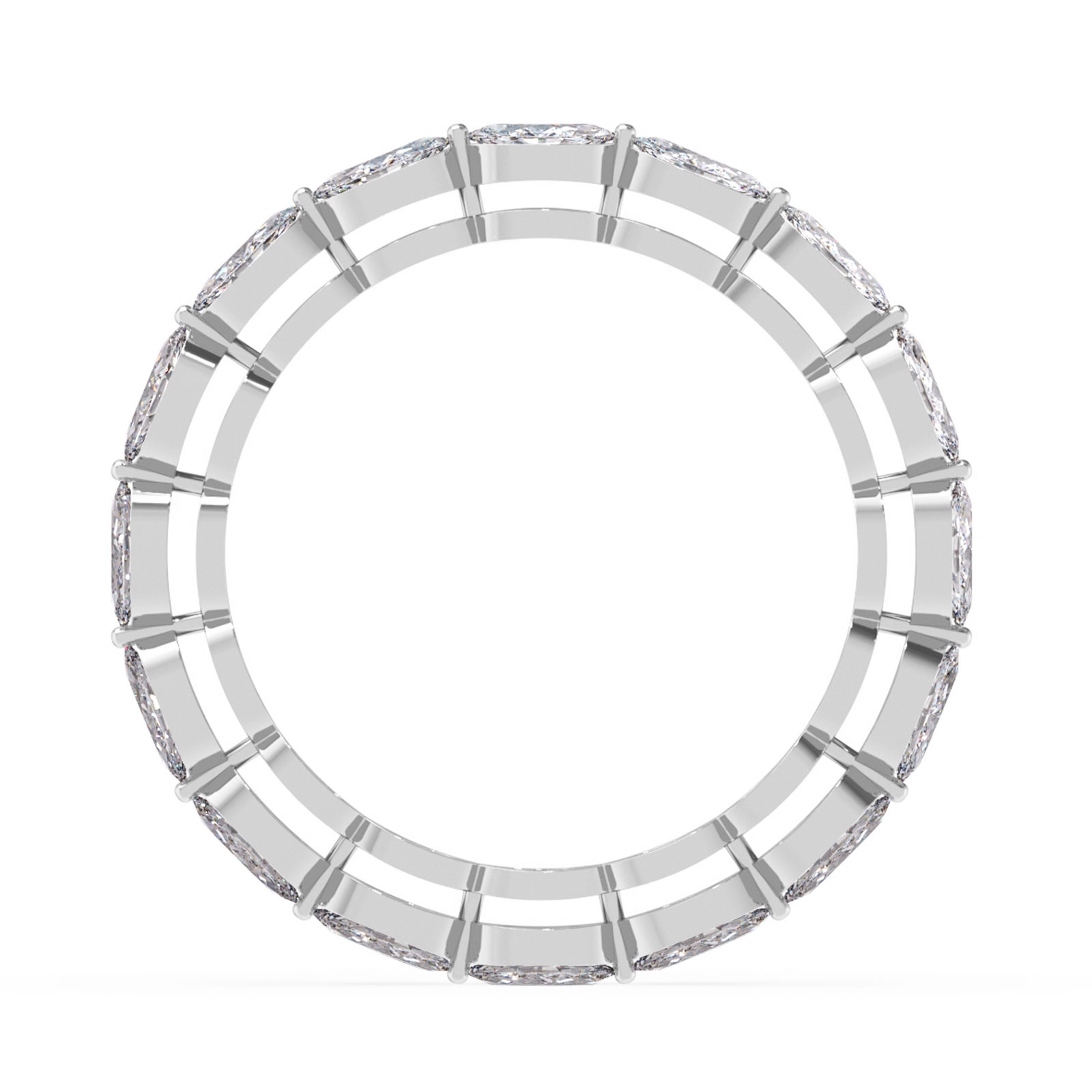 Adelina in 18k White Gold — view 3