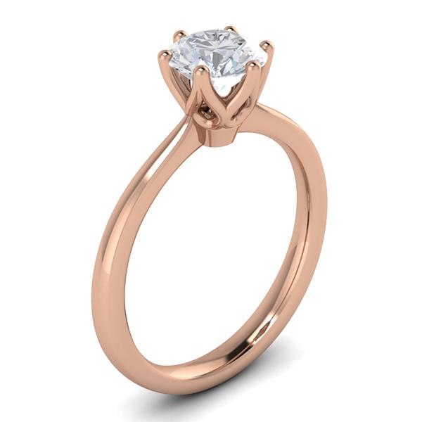 Alena in 18k Rose Gold — view 3