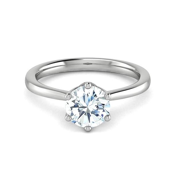 Alena in 18k White Gold