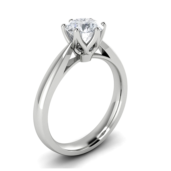 Kaylie in 18k White Gold — view 3