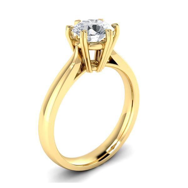 Natasha in 18k Yellow Gold — view 3