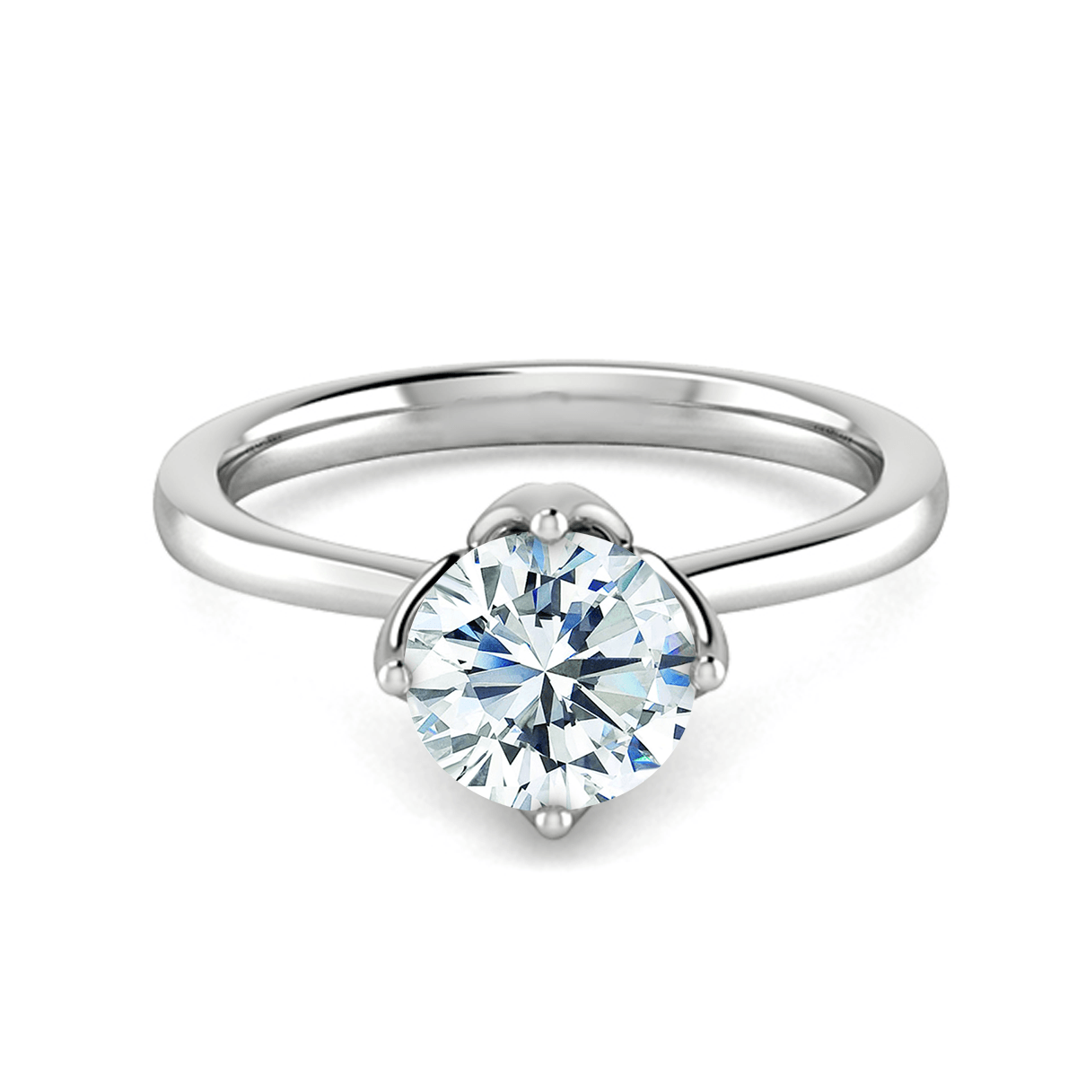 Angela in 18k White Gold