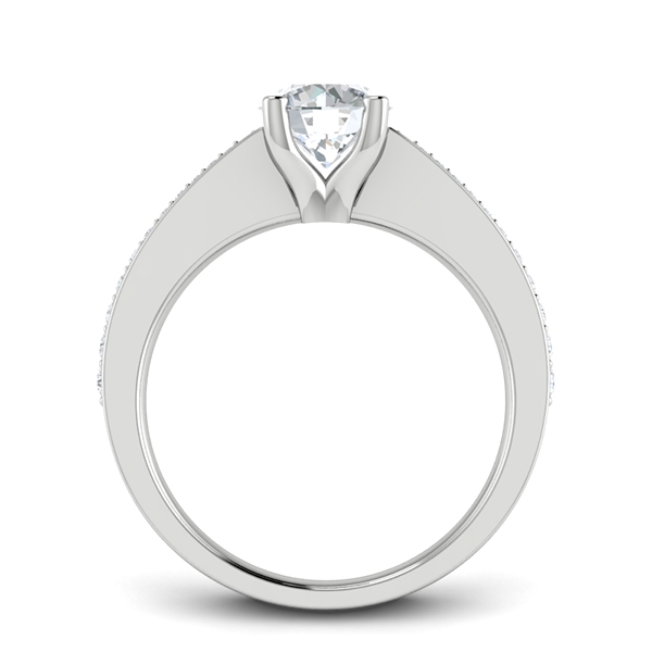 Lacey in 18k White Gold — view 2