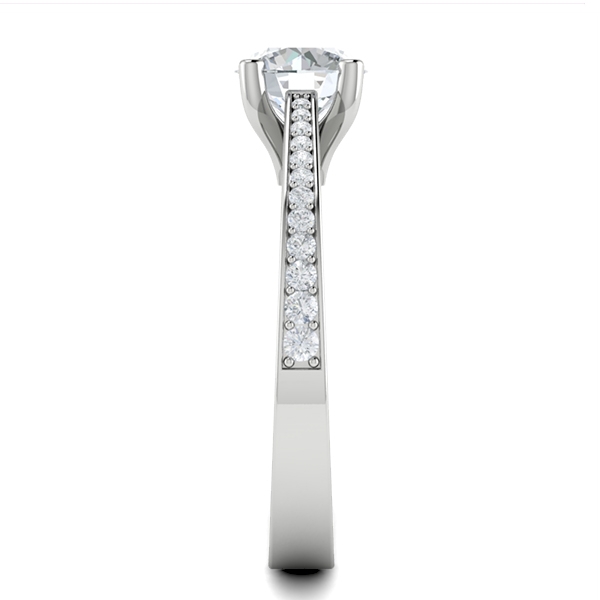 Lacey in 18k White Gold — view 4