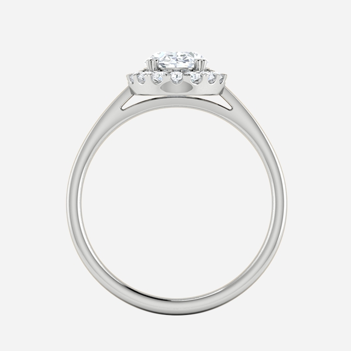 Elena in 18k White Gold — view 2