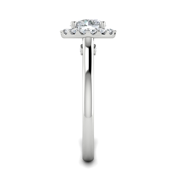 June in 18k White Gold — view 4