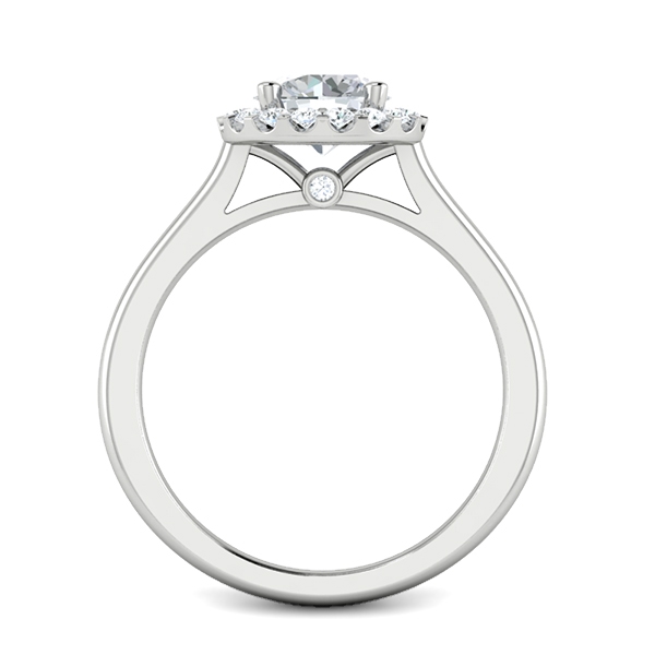 June in 18k White Gold — view 2