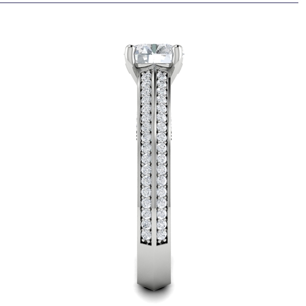 Megan in 18k White Gold — view 4