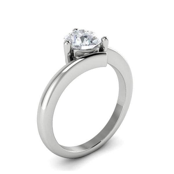 Lia in 18k White Gold — view 3
