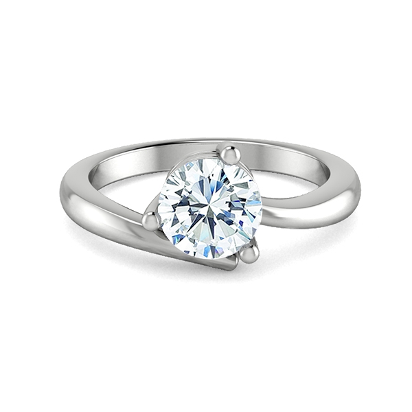 Lia in 18k White Gold