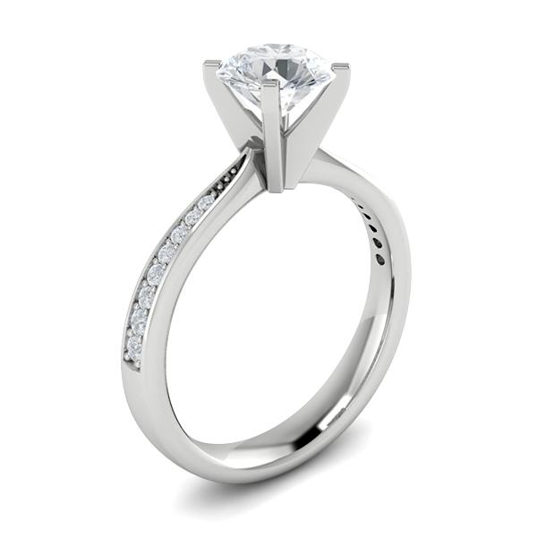 Layla in 18k White Gold — view 3
