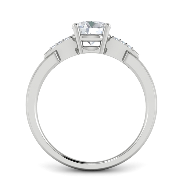 Aida in 18k White Gold — view 2