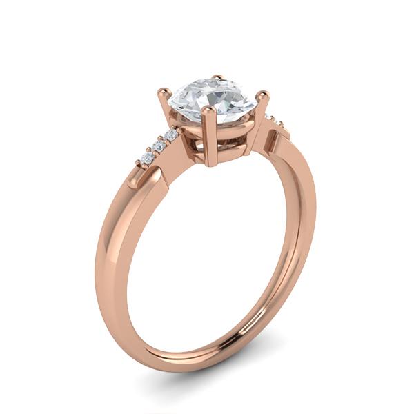Aida in 18k Rose Gold — view 3