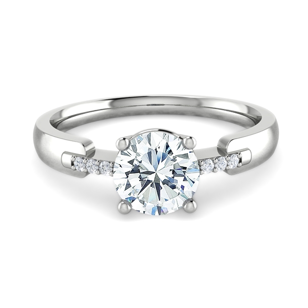 Aida in 18k White Gold